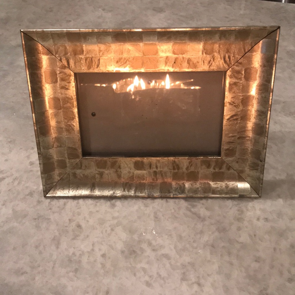 5.5in. By 3.5in. Metallic picture frame